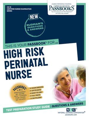 cover image of HIGH RISK PERINATAL NURSE